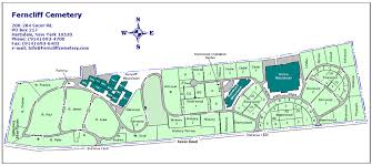 Cemetery Map of Ferncliff Cemetery in Hartsdale New York