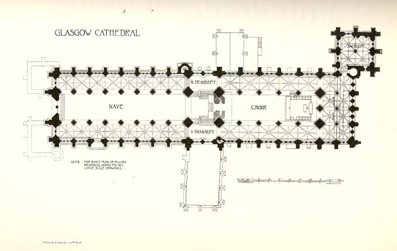 Glasgow Cathedral floor plan